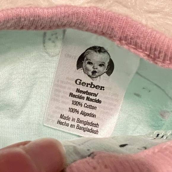 Newborn Girl Clothing Bundle Sleepers Mittens Organic Cotton Onesies Colorful - Picture 4 of 7